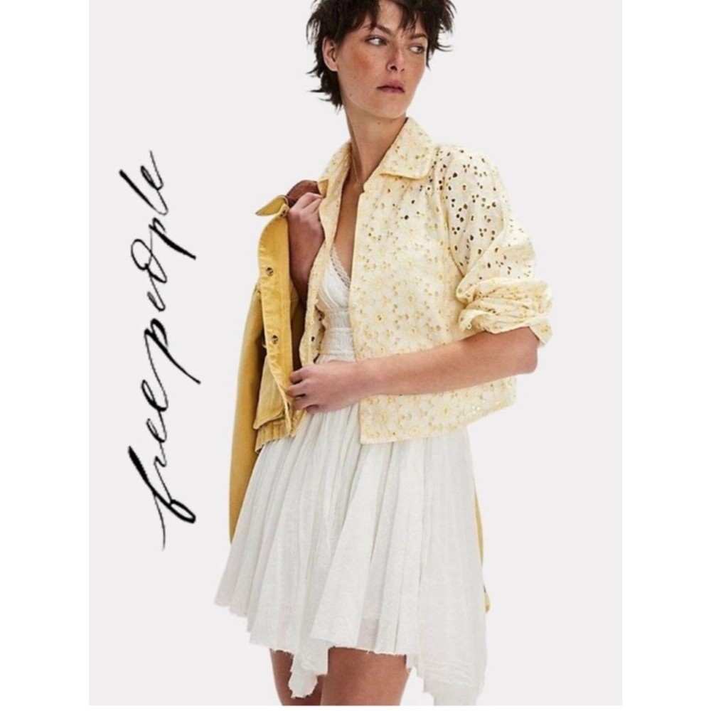 FREE PEOPLE Dream A Little Dream Top in White Sz M NWOT $128